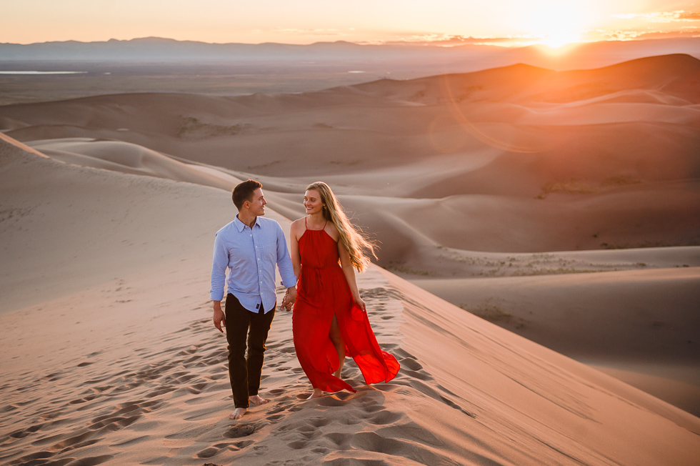 Lauren and Matt /// Great Sand Dunes National Park, Colorado Engagement 14 LM 3